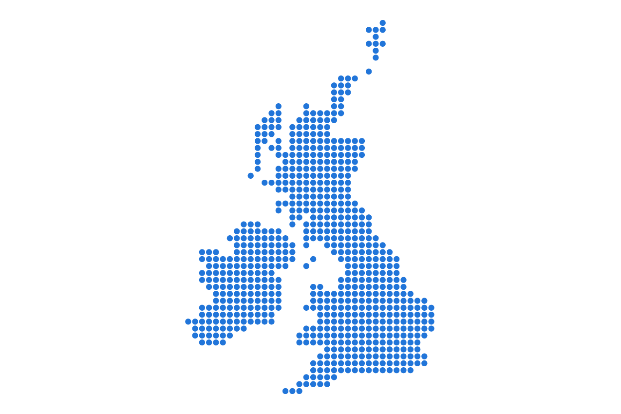 UK Ireland Map PNG 